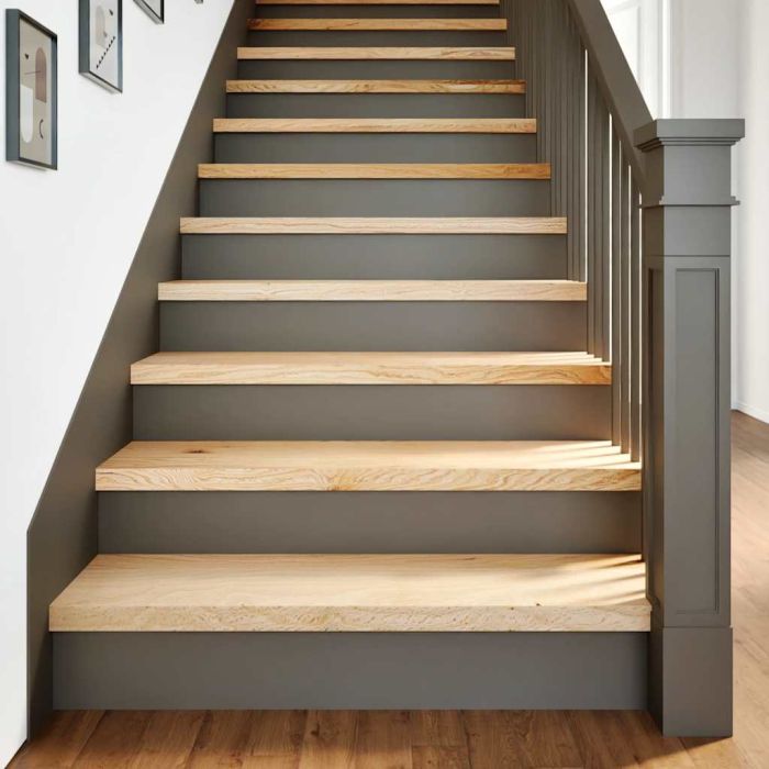 Stair Treads 20 Pieces Untreated 90x25x2 cm Solid Wood Oak