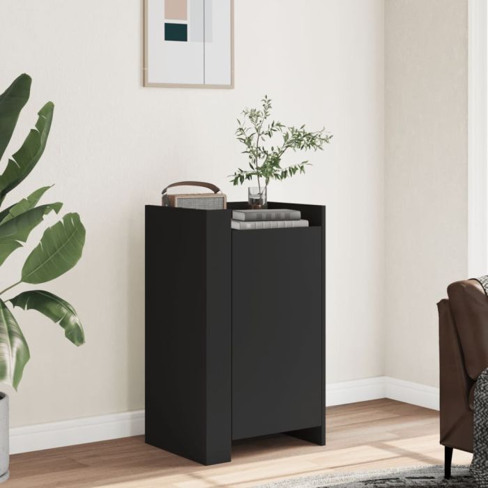 Sideboard Black 45x35x75 cm Engineered Wood