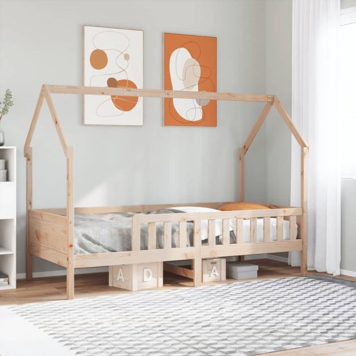 Kids House Bedframe 80x200cm Pine