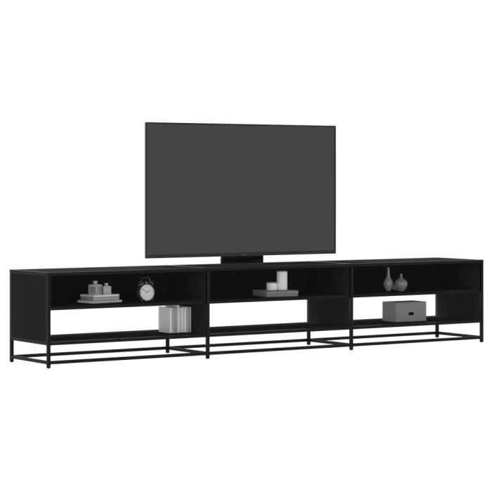 TV Cabinet Black 270x40x46 cm Engineered Wood