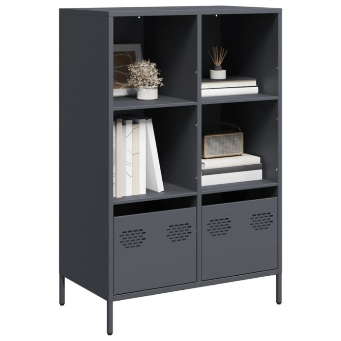 Highboard Anthracite 68x39x103.5 cm Steel