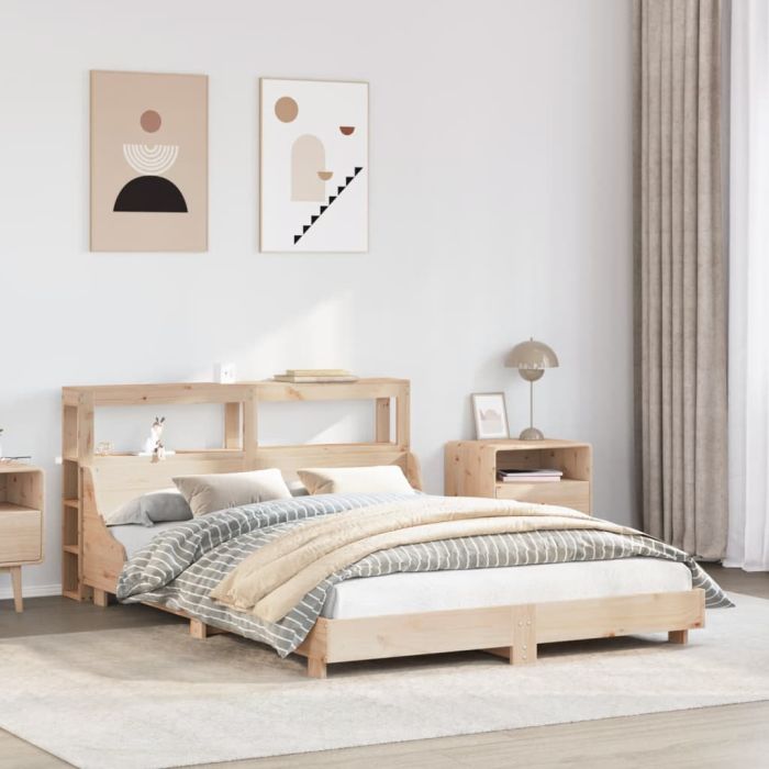 Bedframe 120x190cm Small Double Solid Wood Pine