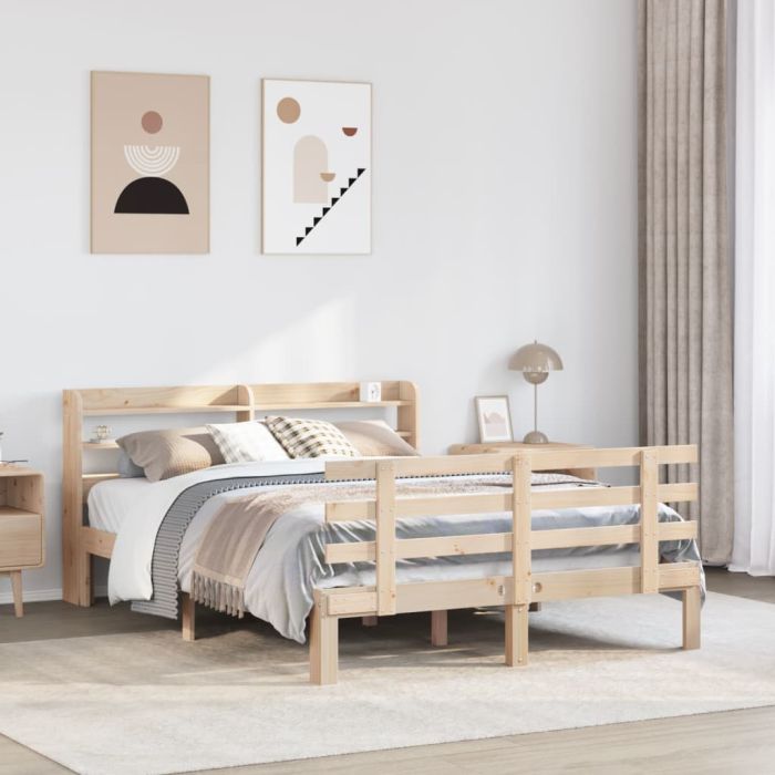 Bedframe with Headboard 140x190cm