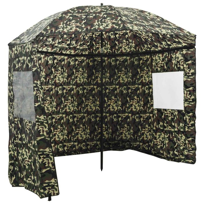BRLRIDG Fishing Umbrella Camouflage 240x210 cm Oxford Polyester