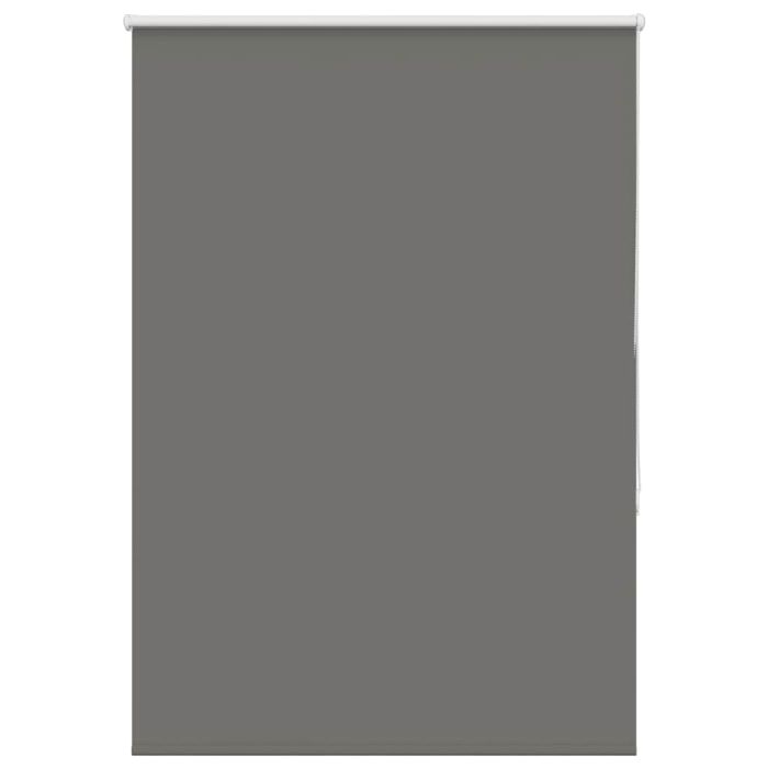 Roller Blind Blackout Grey 100x175 cm Fabric Width 95.7 cm Polyester
