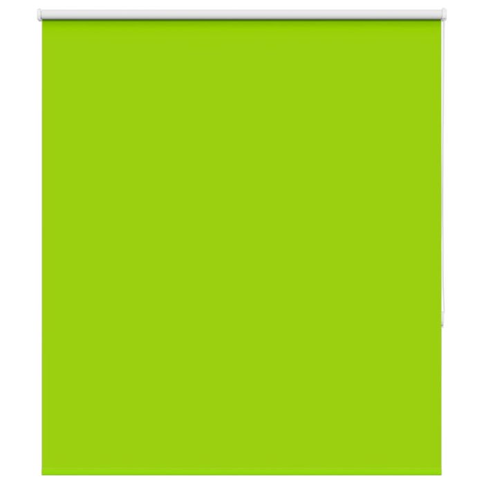Roller Blind Blackout Leaves Green 125x130 cm Fabric Width 121.6 cm Polyester