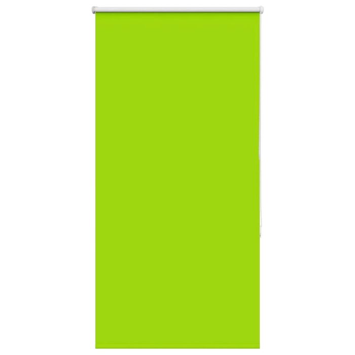 Roller Blind Blackout Leaves Green 75x150 cm Fabric Width 70.7 cm Polyester