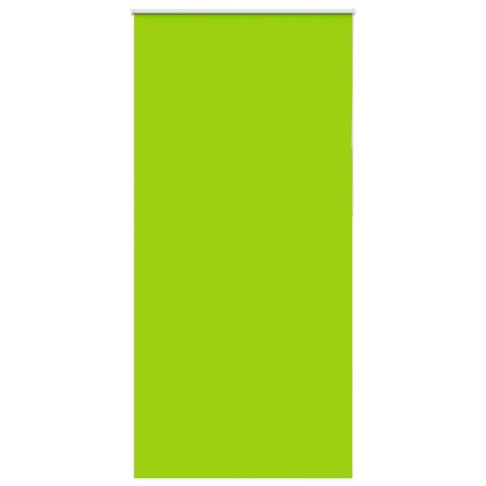 Roller Blind Blackout Leaves Green 105x210 cm Fabric Width 100.7 cm Polyester
