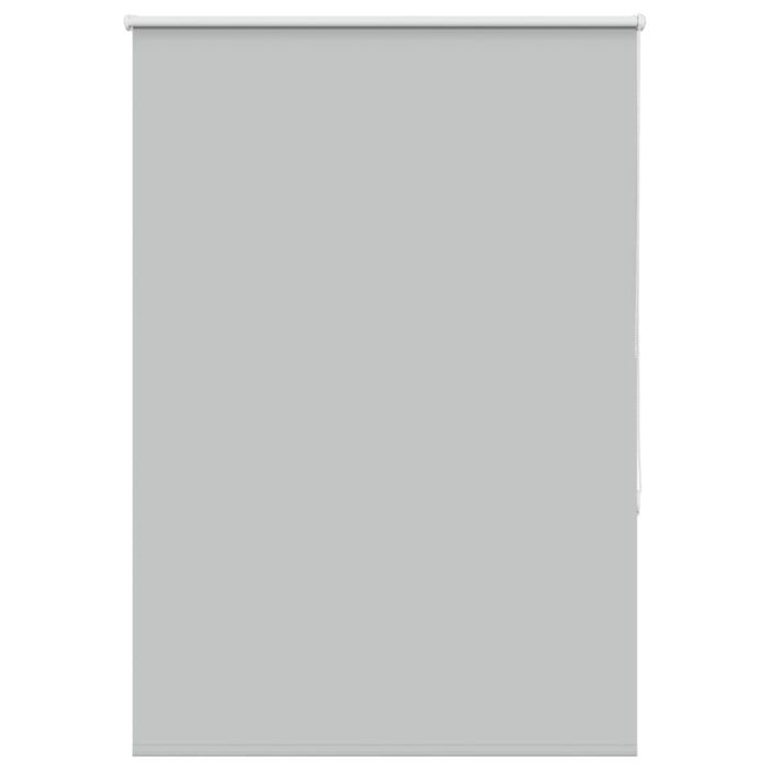 Roller Blind Blackout Light Grey 105x130 cm Fabric Width 100.7 cm Polyester