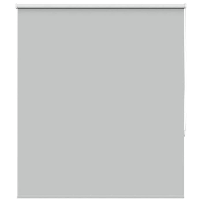 Roller Blind Blackout Light Grey 130x150 cm Fabric Width 126.6 cm Polyester