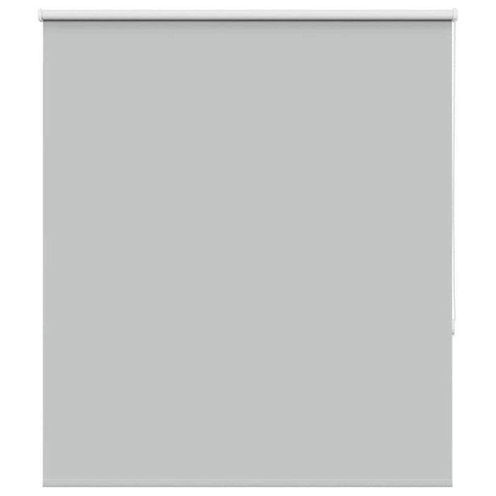 Roller Blind Blackout Light Grey 140x150 cm Fabric Width 136.6 cm Polyester