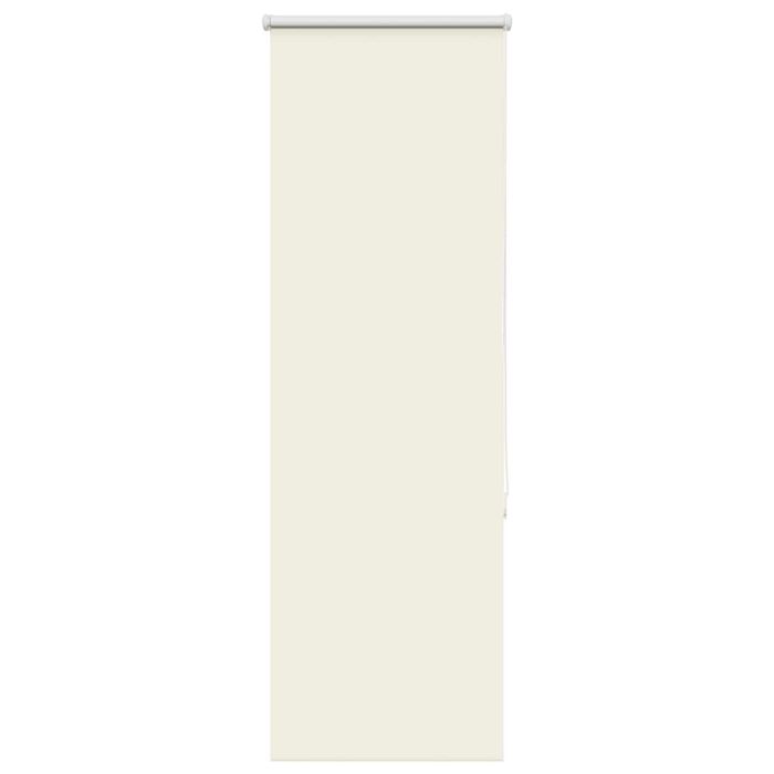 Roller Blind Blackout Off White 50x175 cm Fabric Width 45.7 cm Polyester