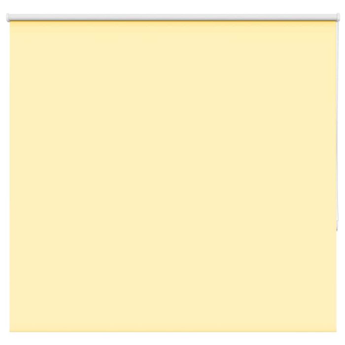 Roller Blind Blackout Yellow 150x130 cm Fabric Width 146.6 cm Polyester