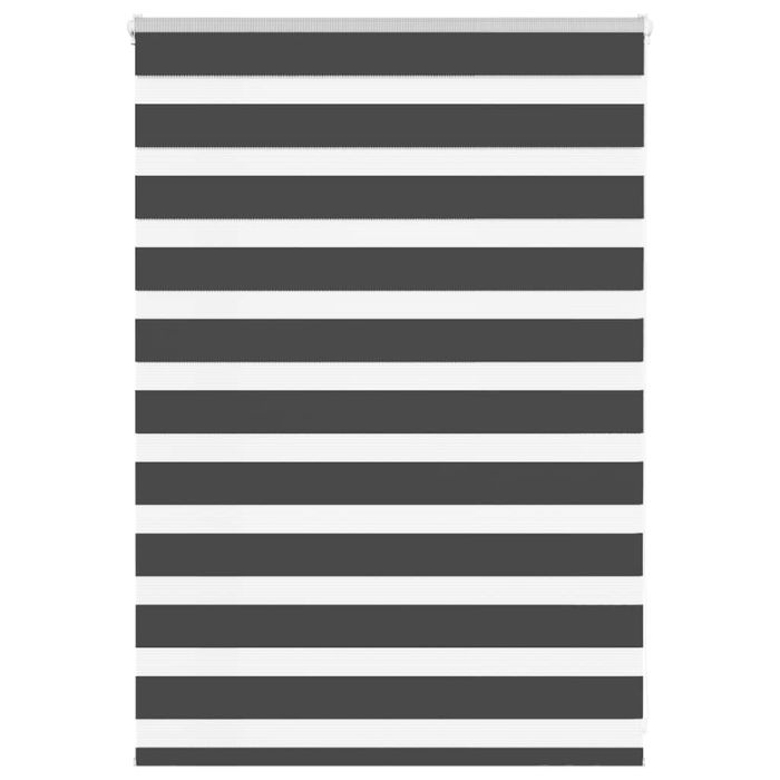 Zebra Blind Black 115x100 cm Fabric Width 110.9 cm Polyester
