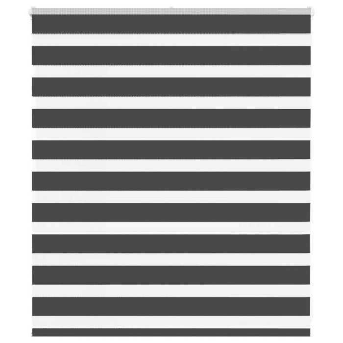 Zebra Blind Black 130x100 cm Fabric Width 125.9 cm Polyester