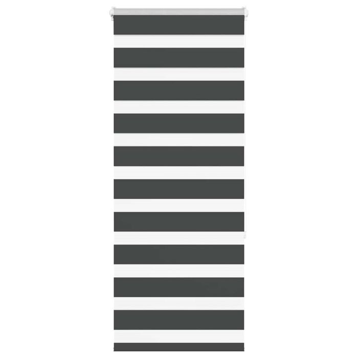 Zebra Blind Black 55x150 cm Fabric Width 50.9 cm Polyester