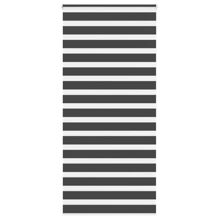 Zebra Blind Black 105x200 cm Fabric Width 100.9 cm Polyester