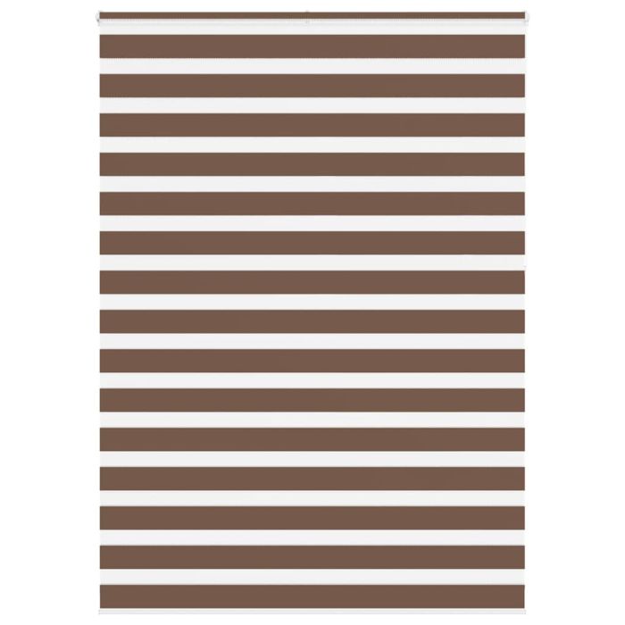 Zebra Blind Brown 160x230 cm Fabric Width 155.9 cm Polyester