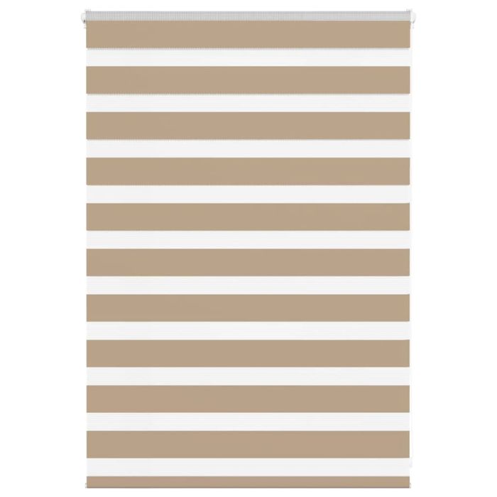 Zebra Blind Sand Brown 105x100 cm Fabric Width 100.9 cm Polyester