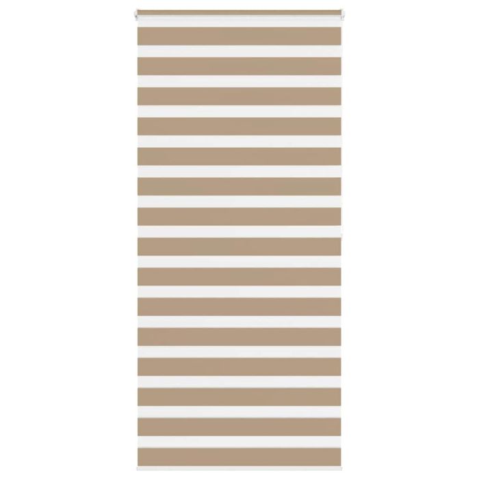 Zebra Blind Sand Brown 115x200 cm Fabric Width 110.9 cm Polyester