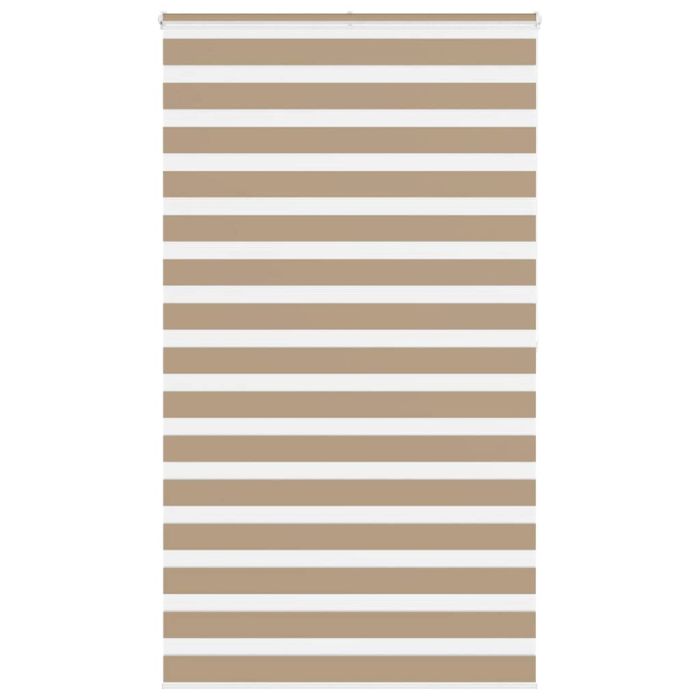 Zebra Blind Sand Brown 130x200 cm Fabric Width 125.9 cm Polyester