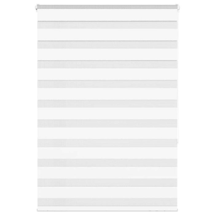 Zebra Blind White 105x150 cm Fabric Width 100.9 cm Polyester