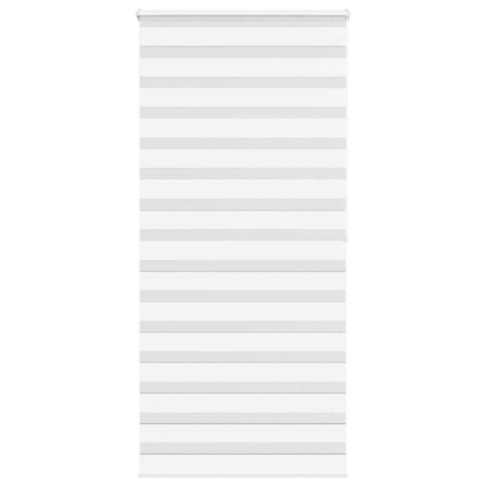 Zebra Blind White 105x200 cm Fabric Width 100.9 cm Polyester