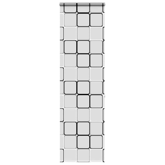 Shower Roller Blind with Cassette 60x240 cm Fabric Width 56 cm