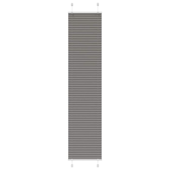 Pleated Blind Anthracite 40x200 cm Fabric Width 39.4 cm Polyester