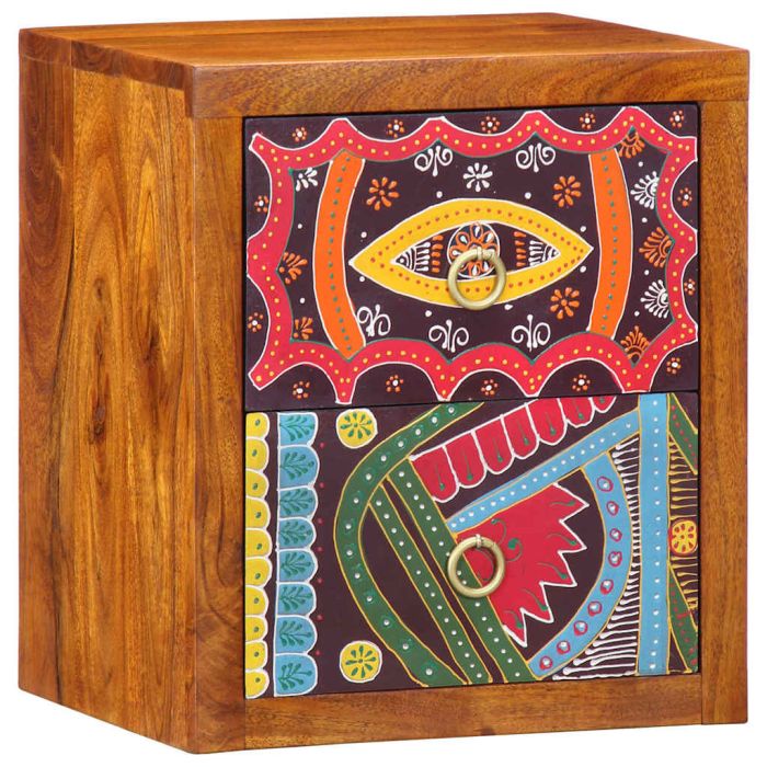 Bedside Cabinet 35x30x40 cm Solid Wood Acacia