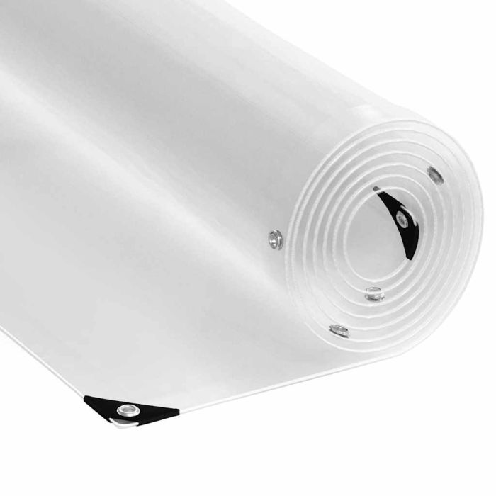 Clear Tarpaulin with Eyelets 3x10 m PVC