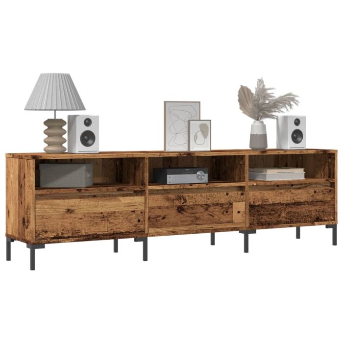 TV Cabinet Old Wood 150x30x44.5 cm Engineered Wood