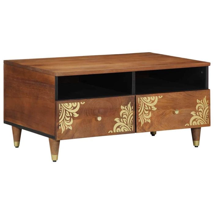 Coffee Table 80x54x40 cm Solid Wood Mango