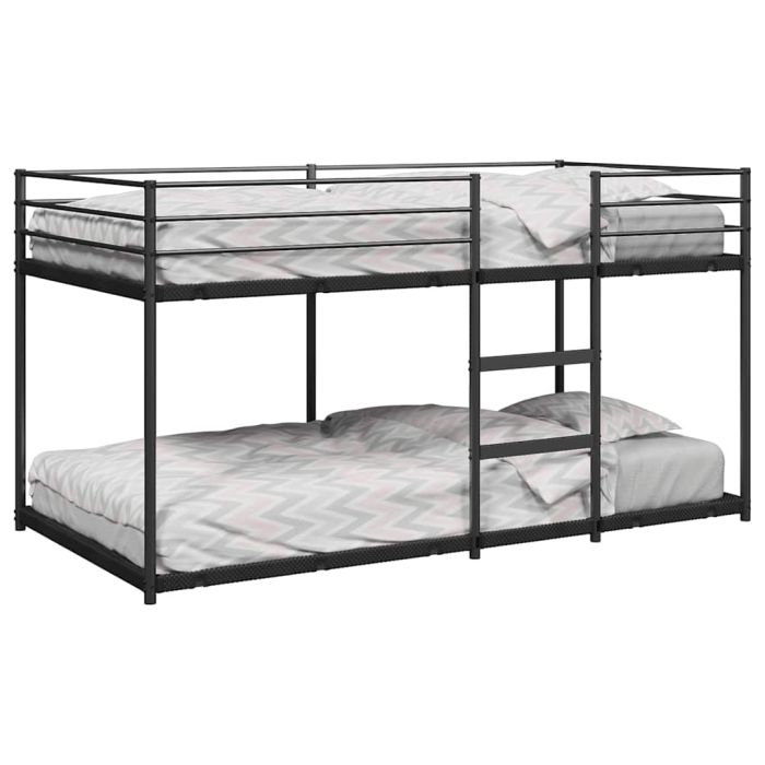 Bunkbed Black 90x200cm Steel