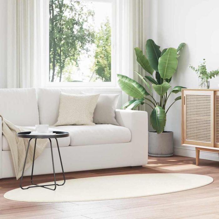 Rugs Folding Cream 120 x 170 cm Polyester