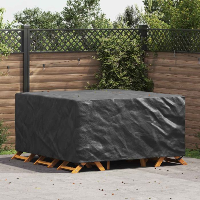 RELM Furniture Cover Plain 180x190x85 cm 420D - Black