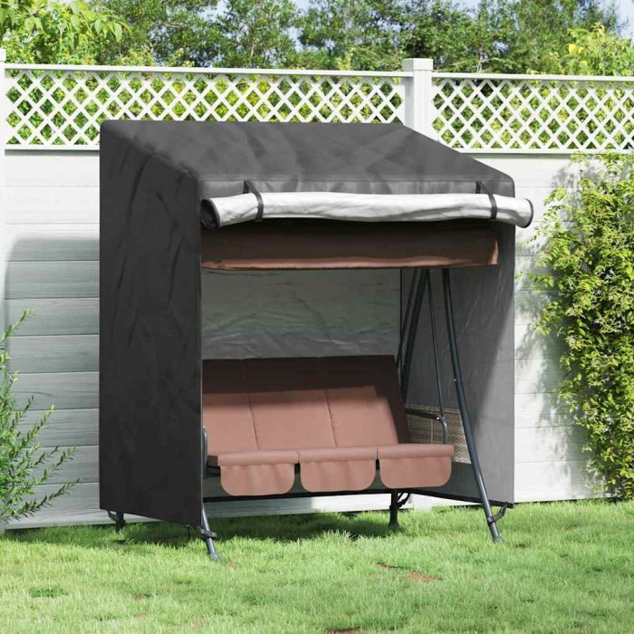 RELM Outdoor Swing Cover 155x95x165 cm 210D Oxford Fbric - Black