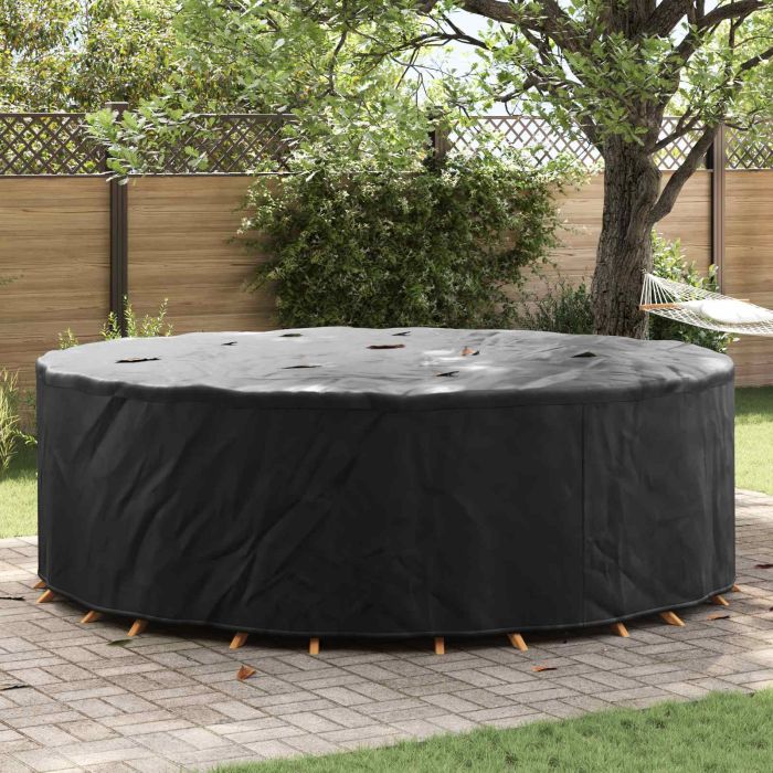 RELM Outdoor Furniture Cover 279x279x105 cm 210D Fabric - Black