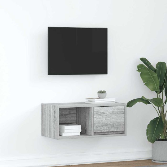TV Cabinet Grey Sonoma 60x31x25.5 cm Engineered Wood