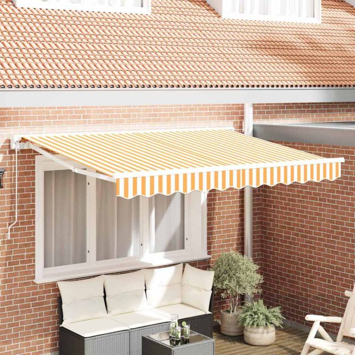 Awning Replacement Fabric for 3x2 m Frame in Yellow and White