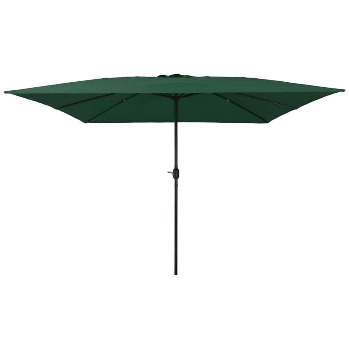 EVSCOVE Garden Parasol 295x295x245 cm Polyester and Steel - Green