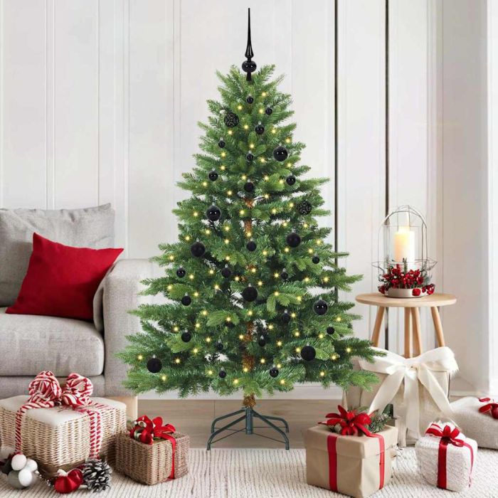COZZIN Artificial Christmas Tree with 150 LEDs Green 150 cm PE and PVC