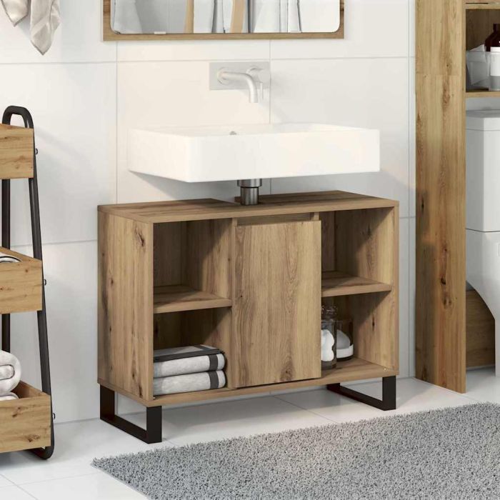Artisan Oak Vanity Artisan Oak Engineered Wood Medium