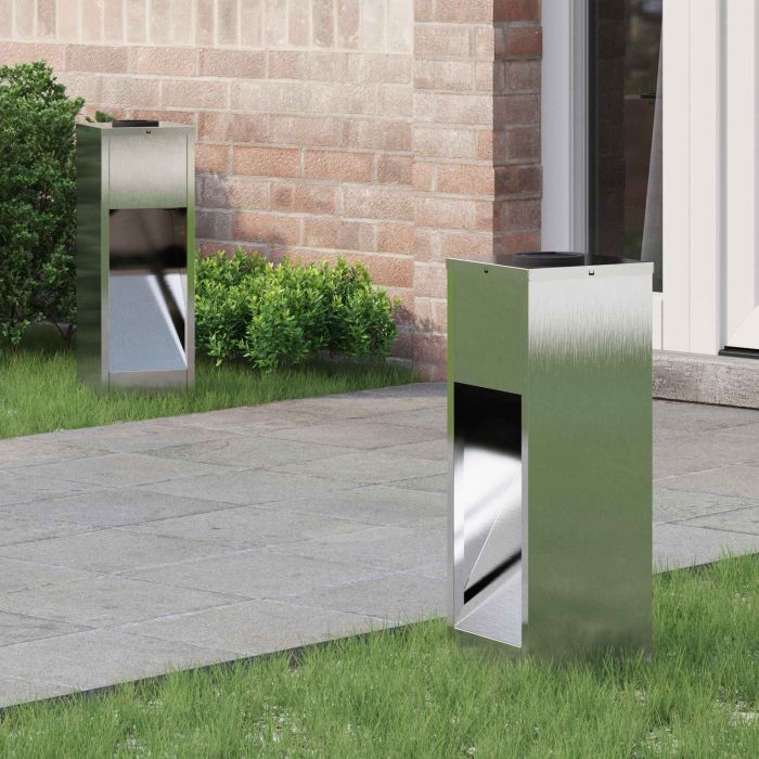 NIEBRO Solar Led Pathway Light 2 pcs Stainless Stainless Steel