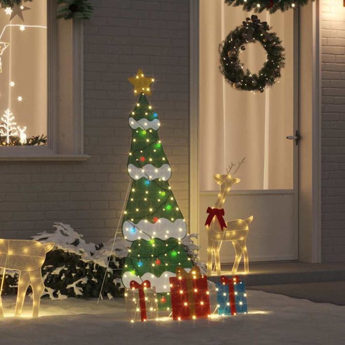 FROSTIQ Lighted Christmas Tree with 3 Gift Boxes 2D Warm White 150 cm