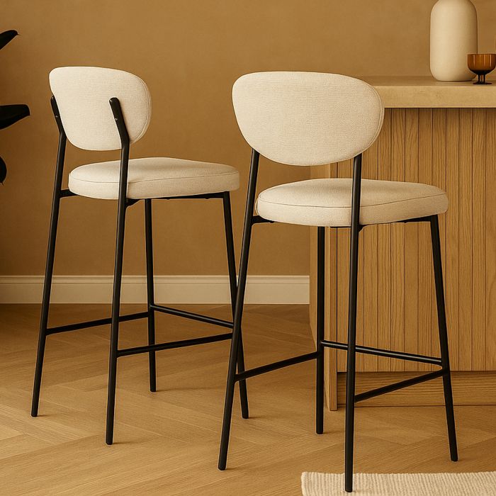 ALDERHOLT Bar Stool Natural - Set of 2