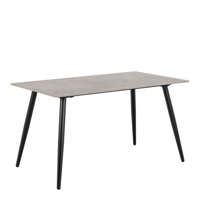 WISE Rectangular Dining Table in Grey/Black