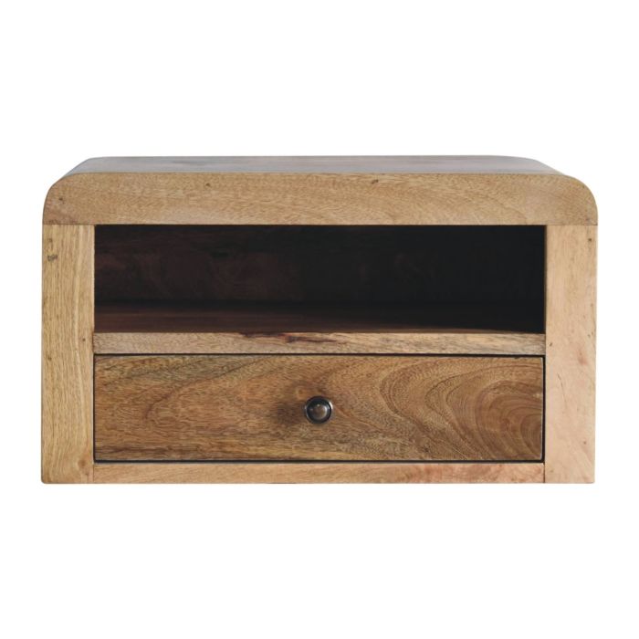 LIPARI Oak-ish Floating Bedside