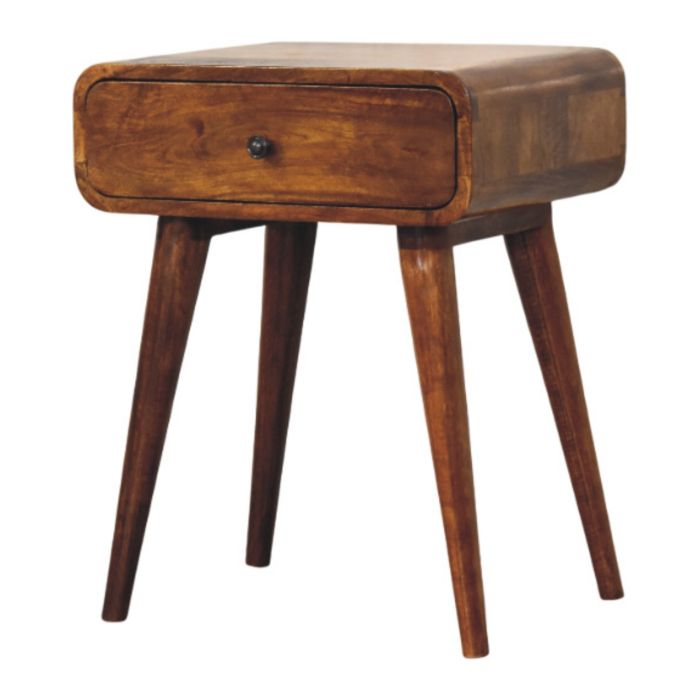 RAGUSA Chestnut Nightstand with 1 drawer