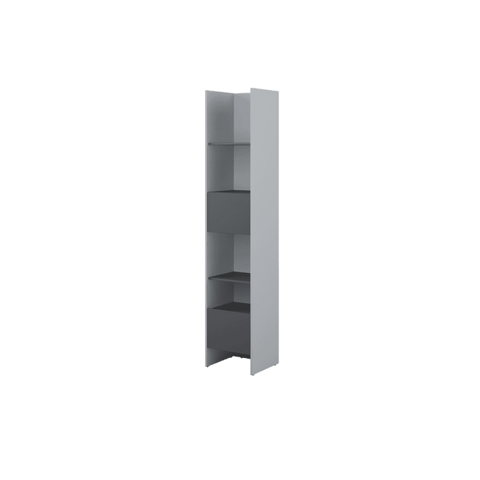 Display Rack - DONNELL Display Cabinet Grey 44cm